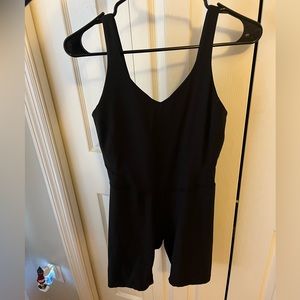 Lululemon black align bodysuit 8 inch size 8